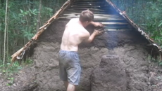 making a hut