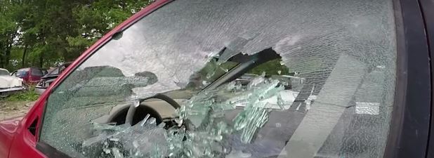 break vehicle glass