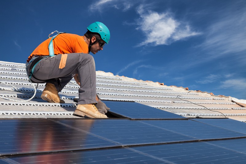 installing solar panels