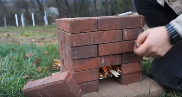 brick rocket stove