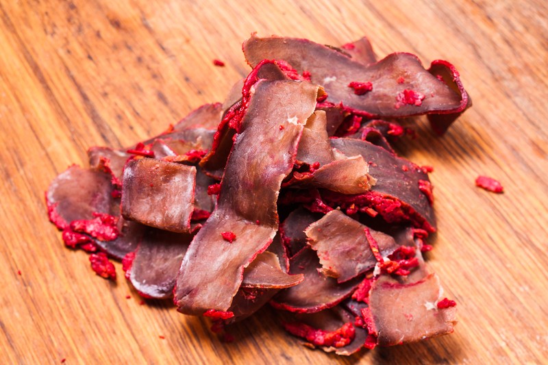 dried pork meat pemmican