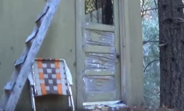 abandoned bug out cabin
