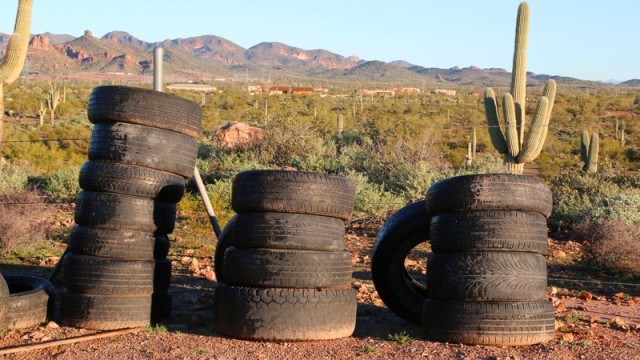 old tires