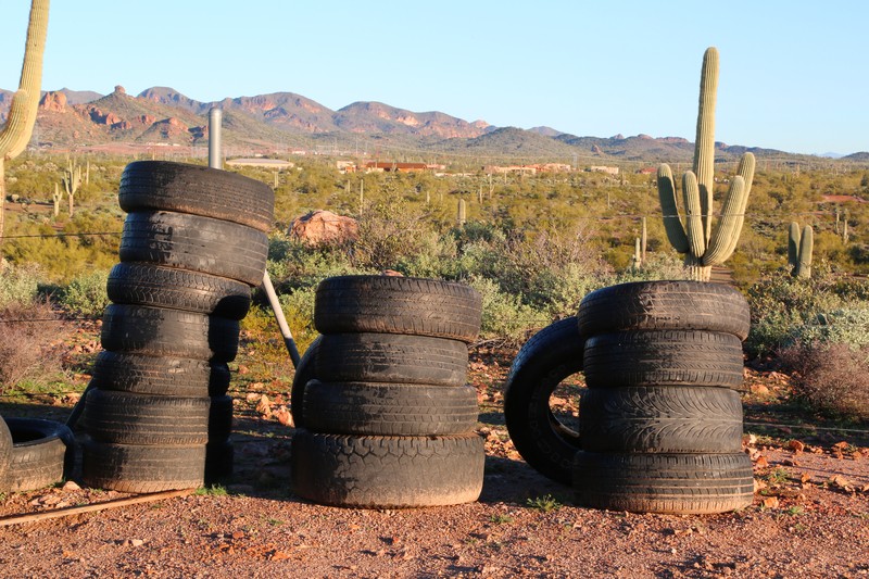 old tires