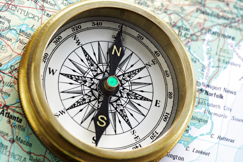 map and compass