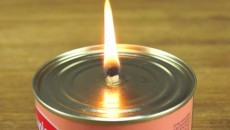 Tuna Can Candle