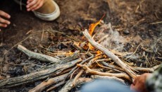 starting a fire