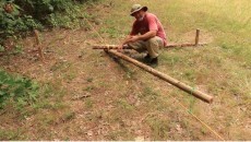 logs and rope flip flop winch
