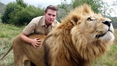 boy with lion