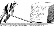 lifting a heavy weight