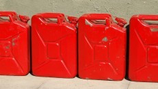 old fuel cans