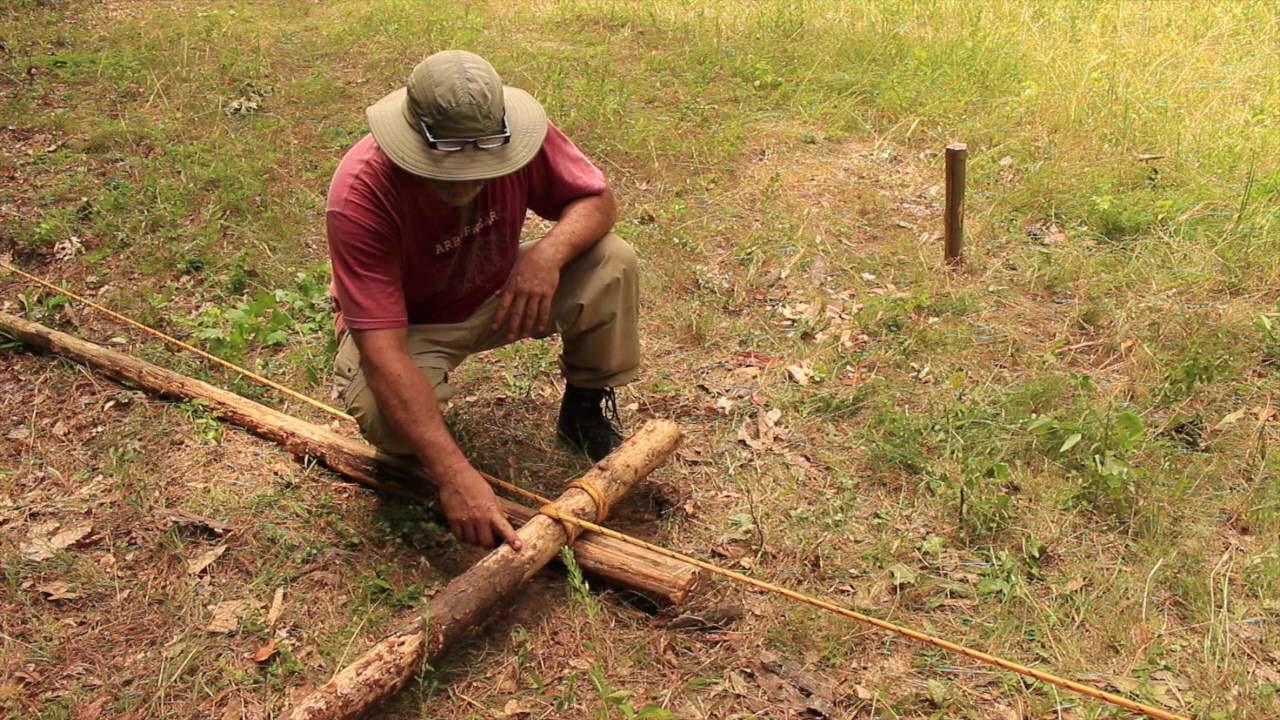 logs and rope flip flop winch