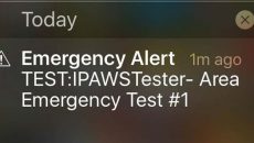 IPAWS phone alert