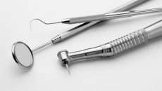 teeth and dentist medical tools