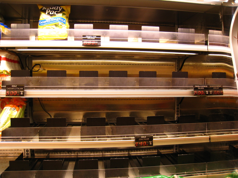 grocery store shelf