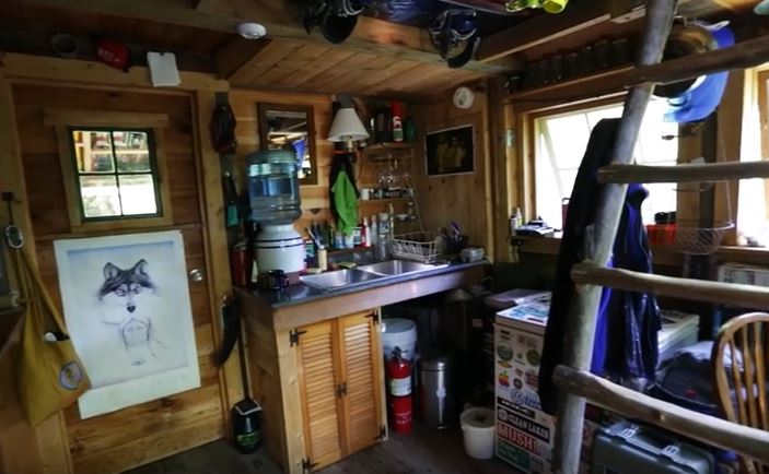 inside tiny house