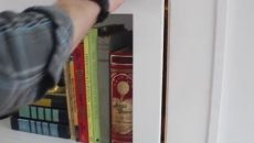 secret bookcase door