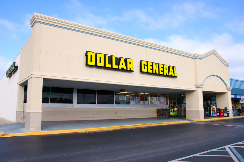 dollar store sign