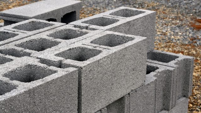 cinder blocks