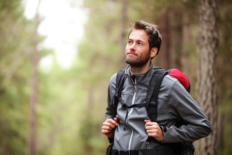 man-hiking