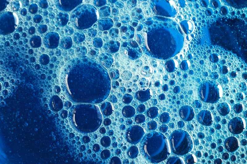 blue dish soap