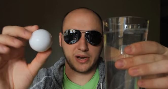 water and egg