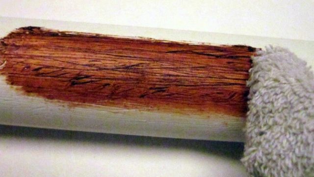 PVC pipe wood