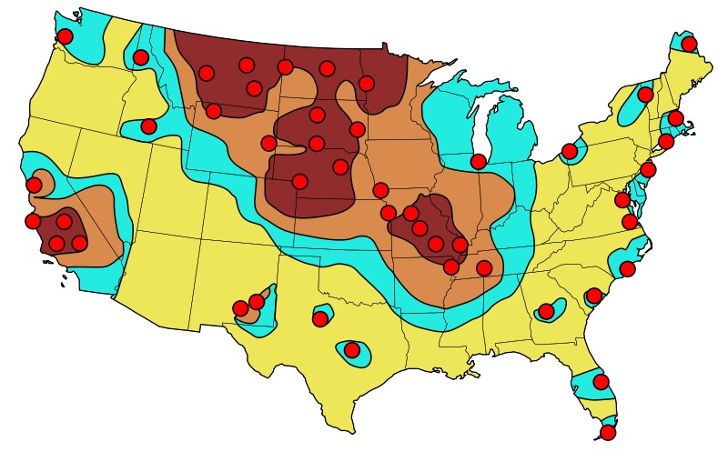 target map