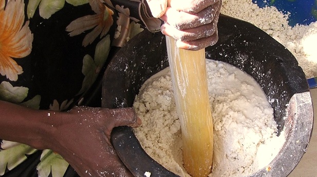 making flour