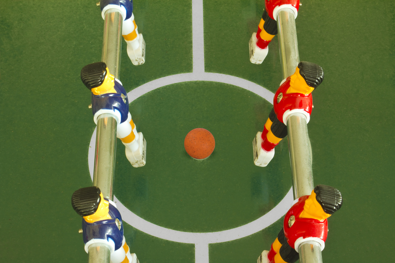 table soccer football field