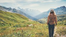 woman in the wilderness