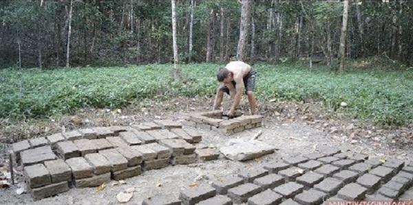 mud bricks