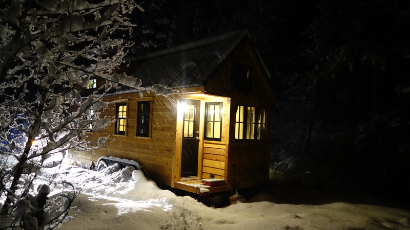 off grid winter home