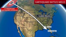 earthquake rattles wells