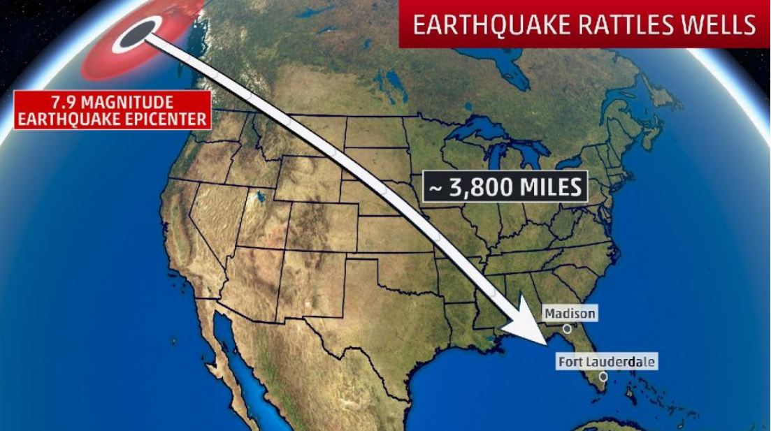 earthquake rattles wells